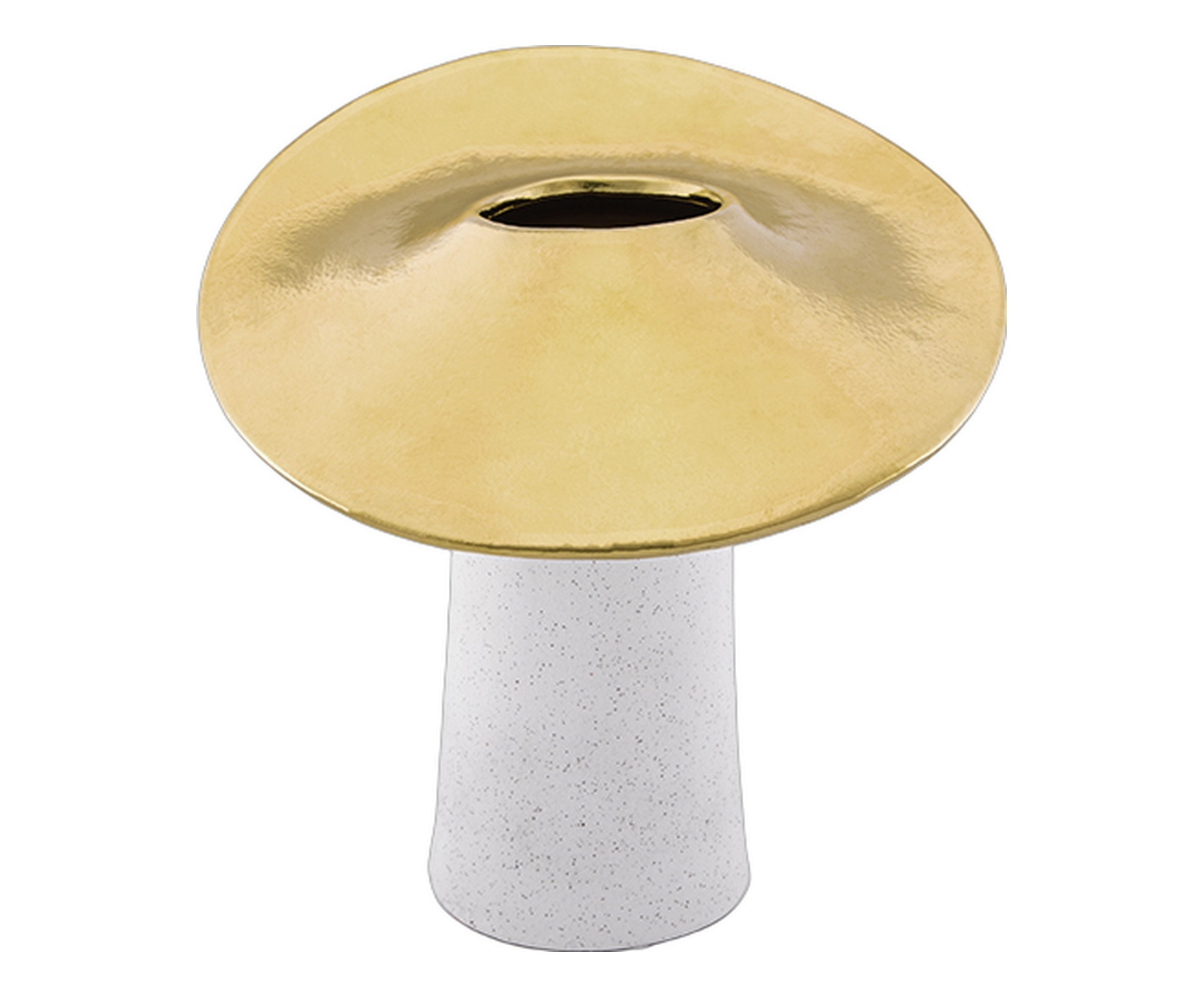 Vaso Chapeu Dourado I image number 1