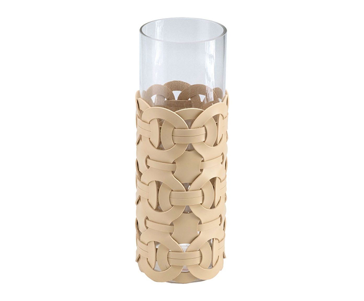 Vaso Decorativo Enlace Bege M&eacute;dio image number 0