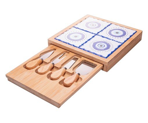 Jogo de Tab&uacute;a com Talheres para Queijo Greek Natural image number 2