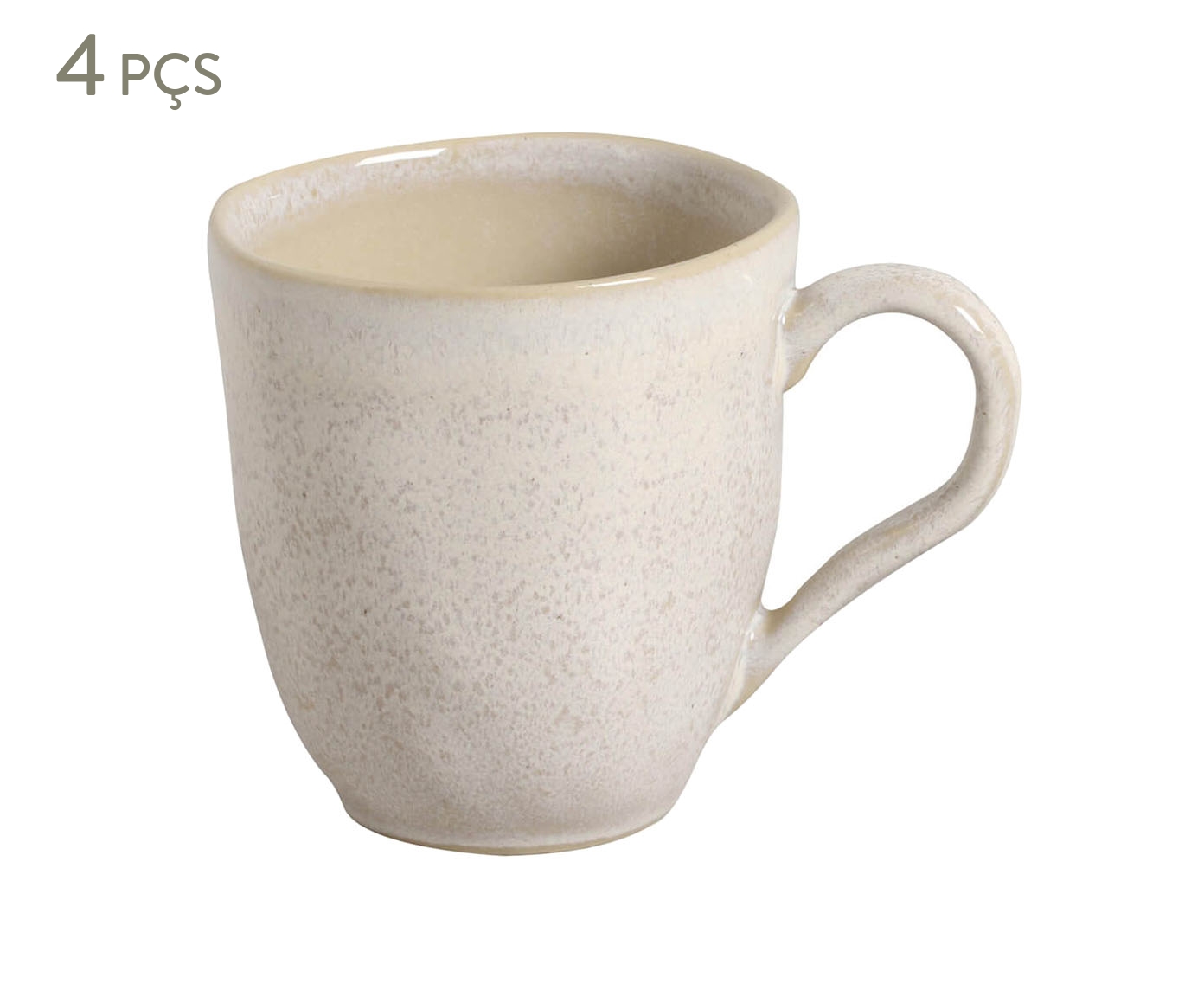 Jogo de Canecas Org&acirc;nico Latte Cru - image 0