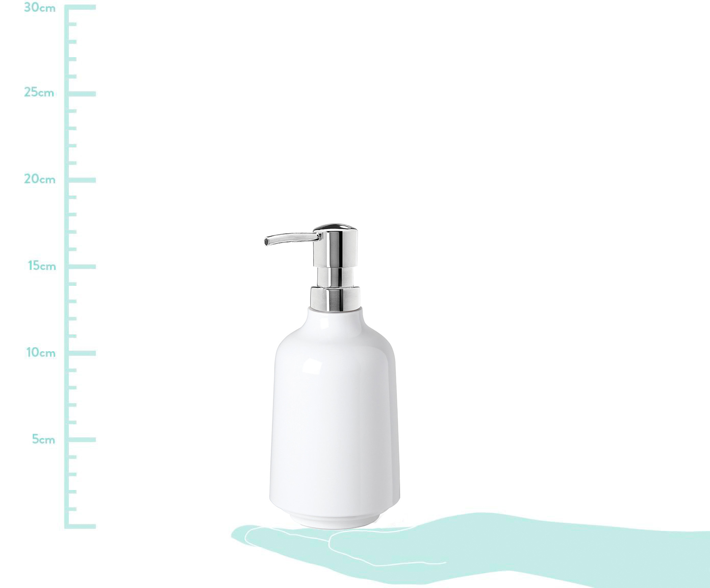 Dispenser de Sabonete L&iacute;quido Georgia - Branco image number 2