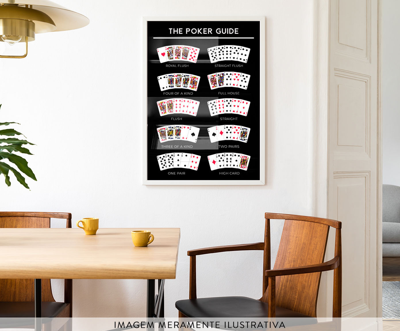 The Poker Guide com Moldura Branca image number 1