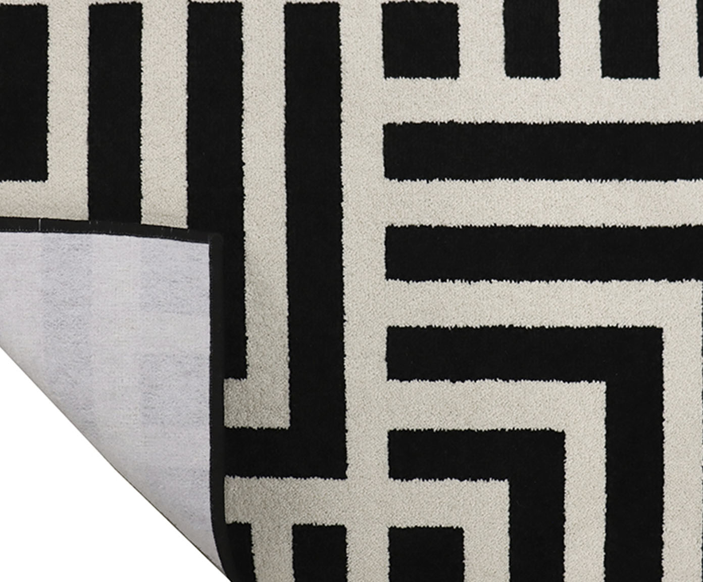 Tapete Black White Geometric Bege image number 2