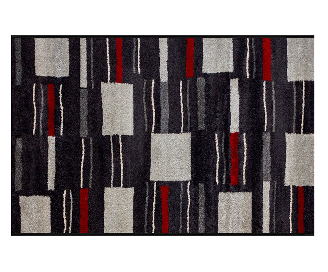Tapete Broadway Antracite Red image number 1