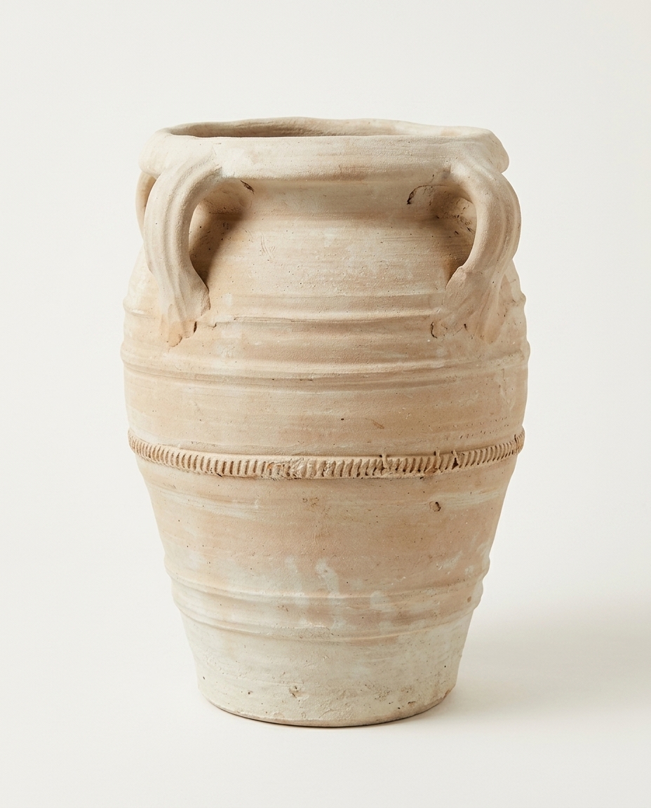 Vaso Marroquino em Cer&acirc;mica I Areia - image 1