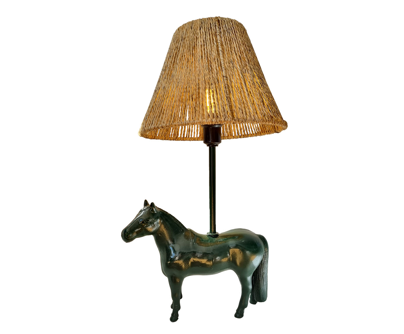 Lumin&aacute;ria Cavalo Crioulo Verde Bivolt - image 0