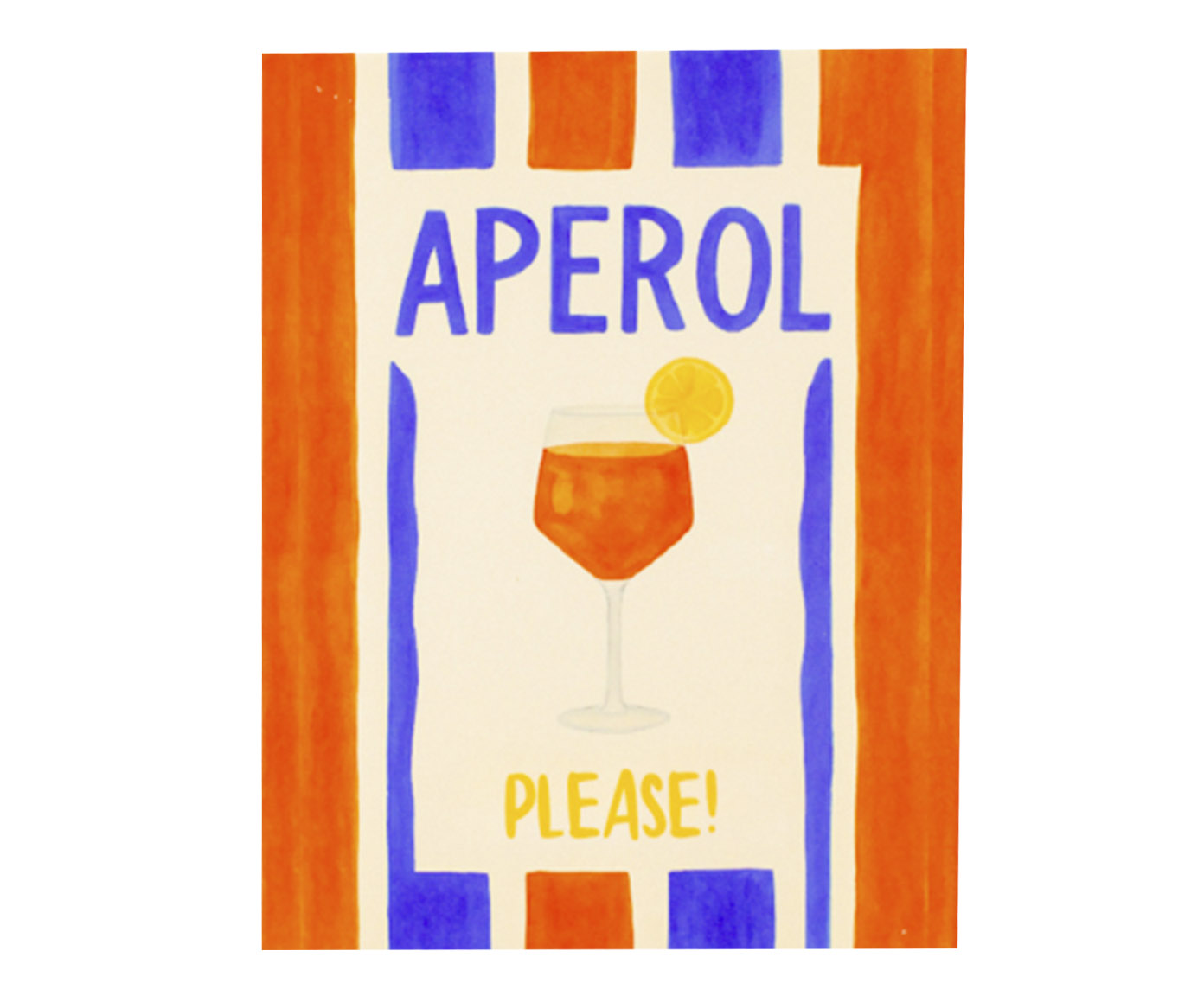 Azulejo Decorativo "Aperol Please" - image 0