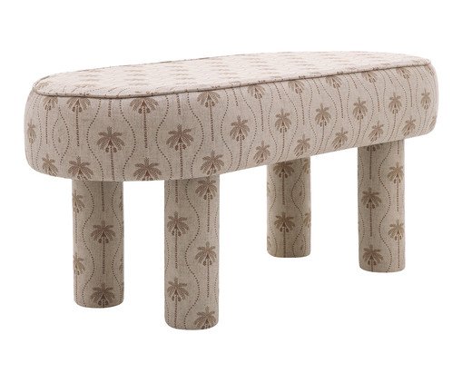 Puff Oval Bold Estampado Coqueiros image number 0