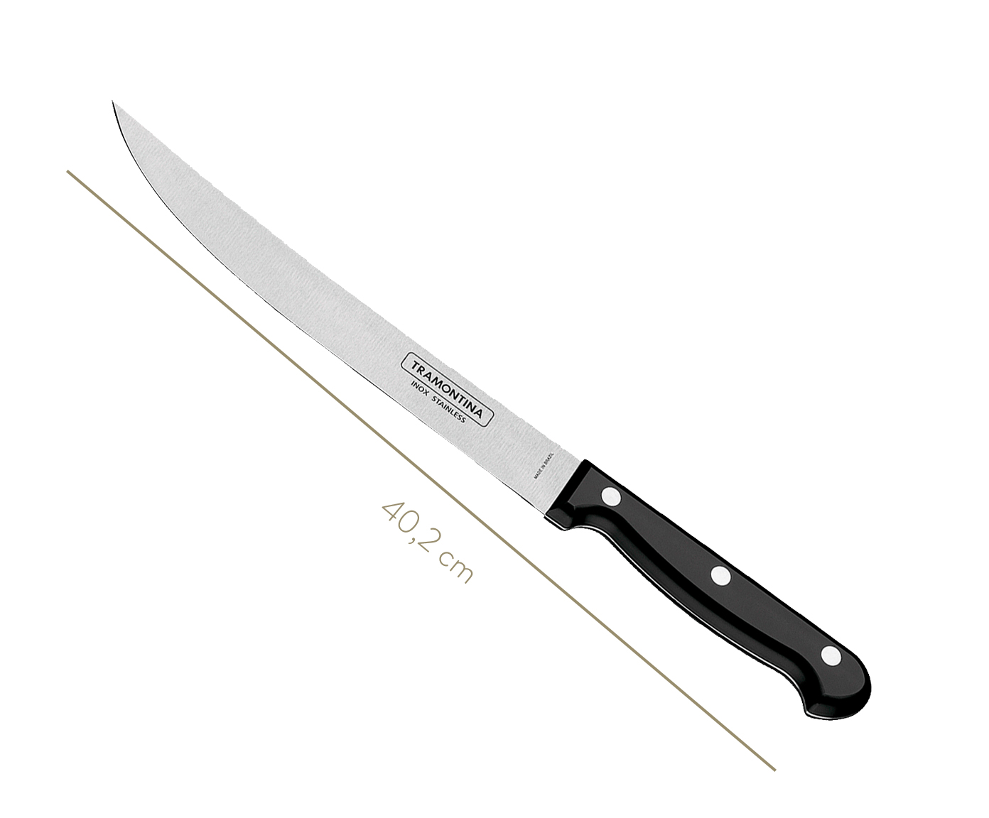 Faca Trinchante em Inox Thale 8" - Preta image number 1