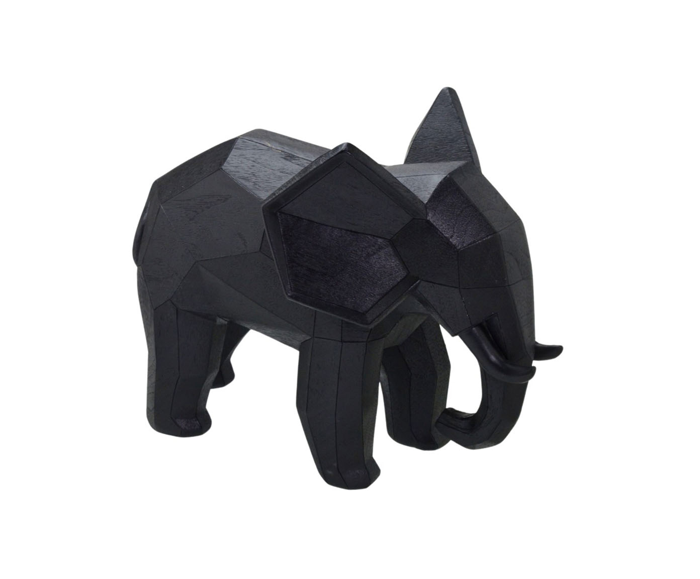 Elefante Decorativo Preto image number 0