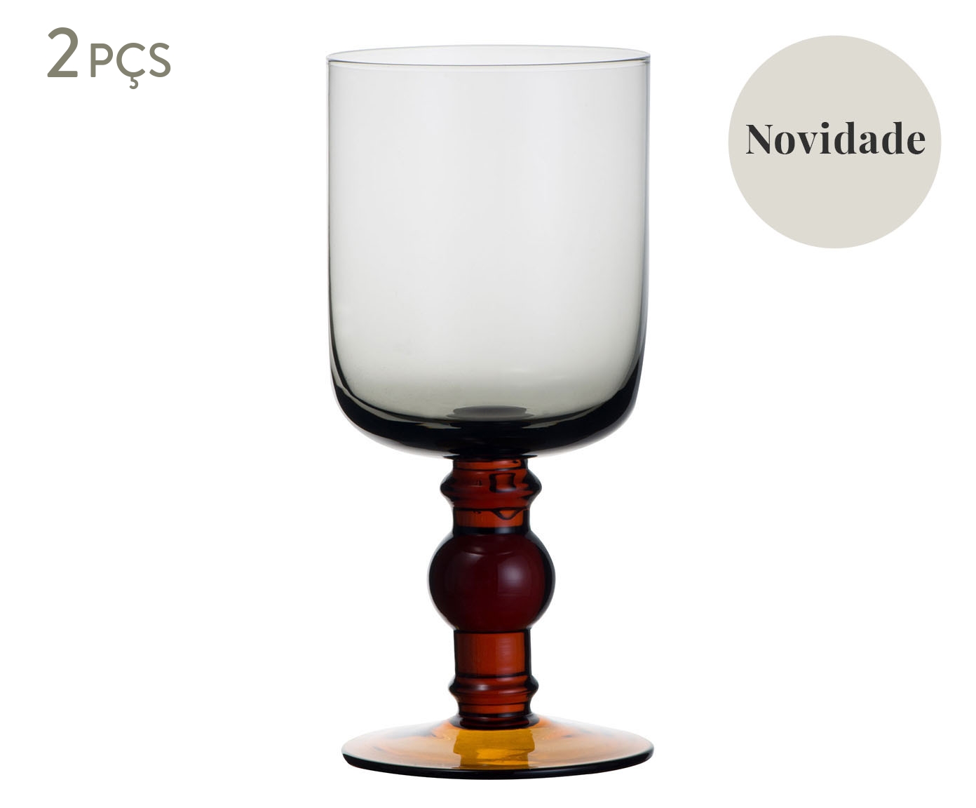 Jogo de Ta&ccedil;as para &Aacute;gua Joie Caramelo - image 0