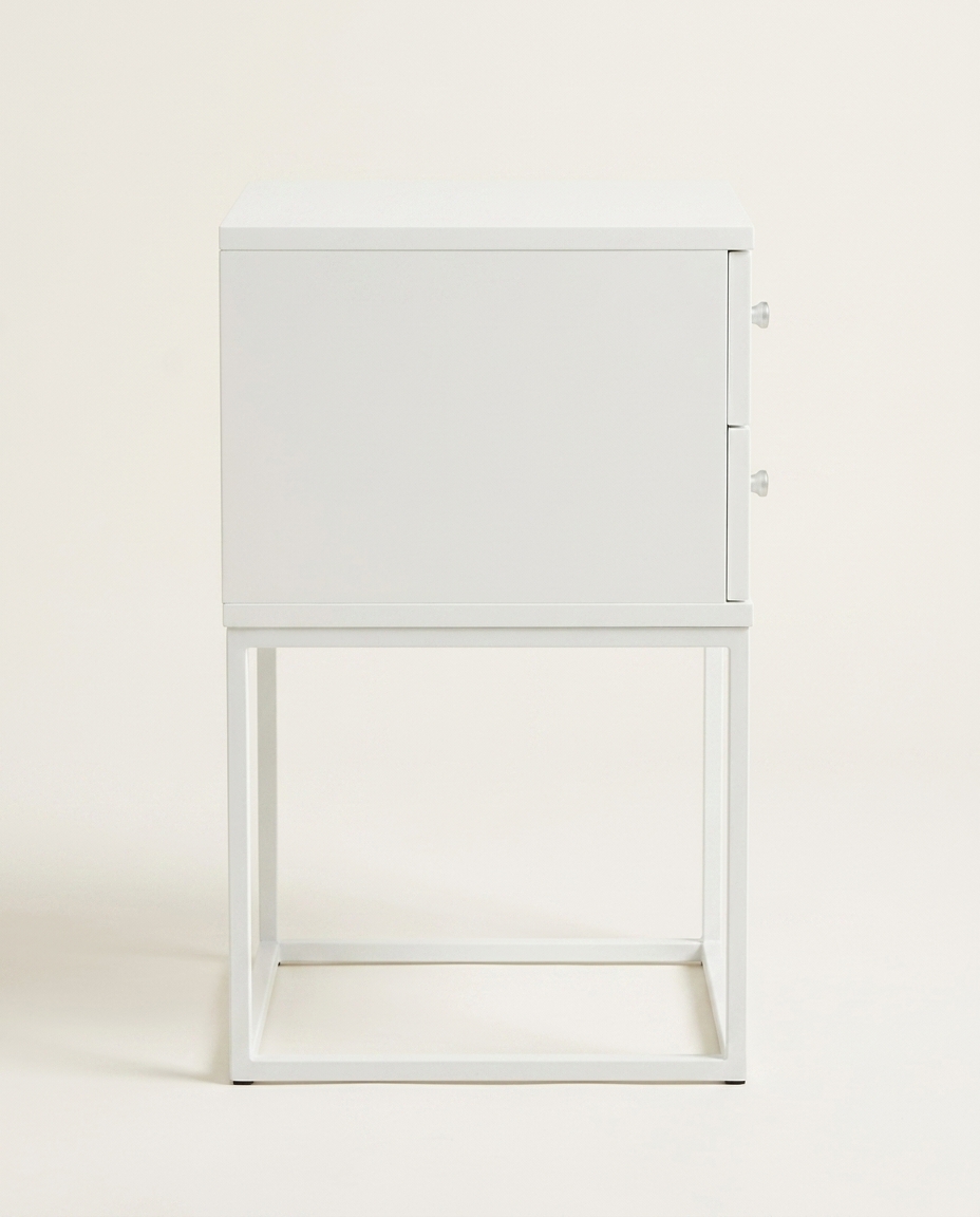 Mesa de Cabeceira Bonn Branco image number 2