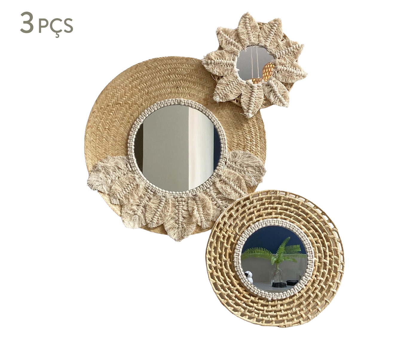 Composi&ccedil;&atilde;o de Espelhos Boho - image 0