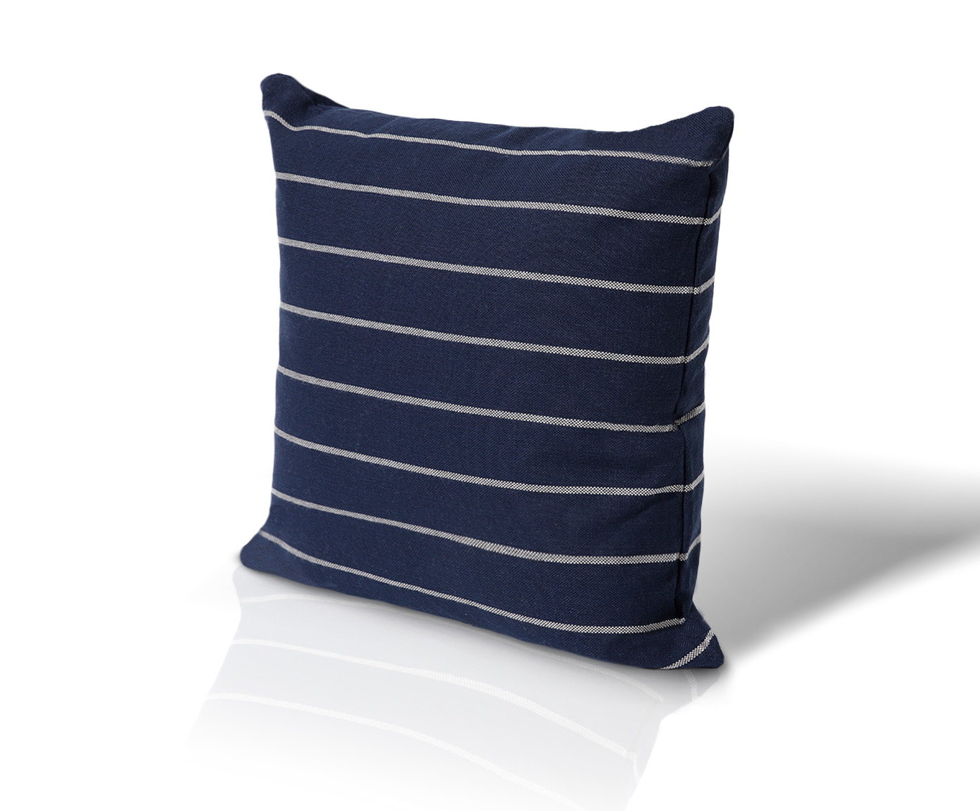 Capa de Almofada Jacquard Nouveau Listras Azul Marinho image number 2