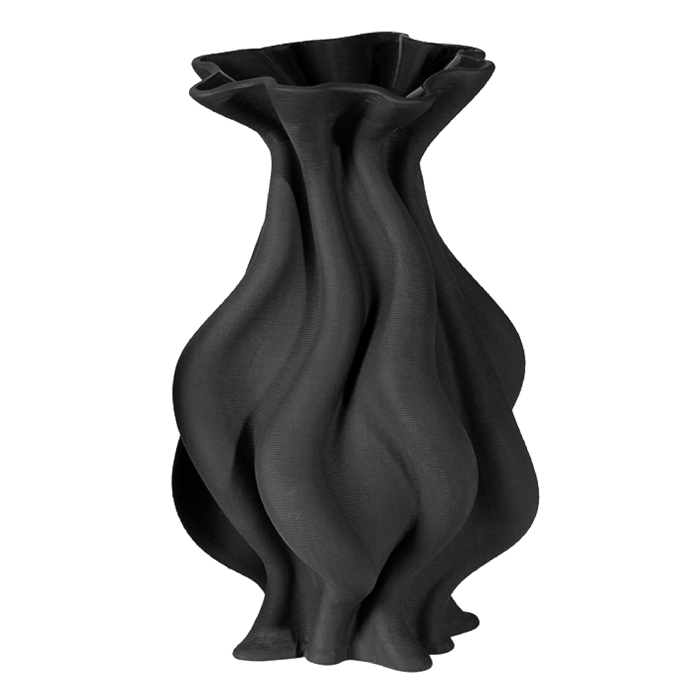 Vaso em Cer&acirc;mica Smoken Preto image number 0