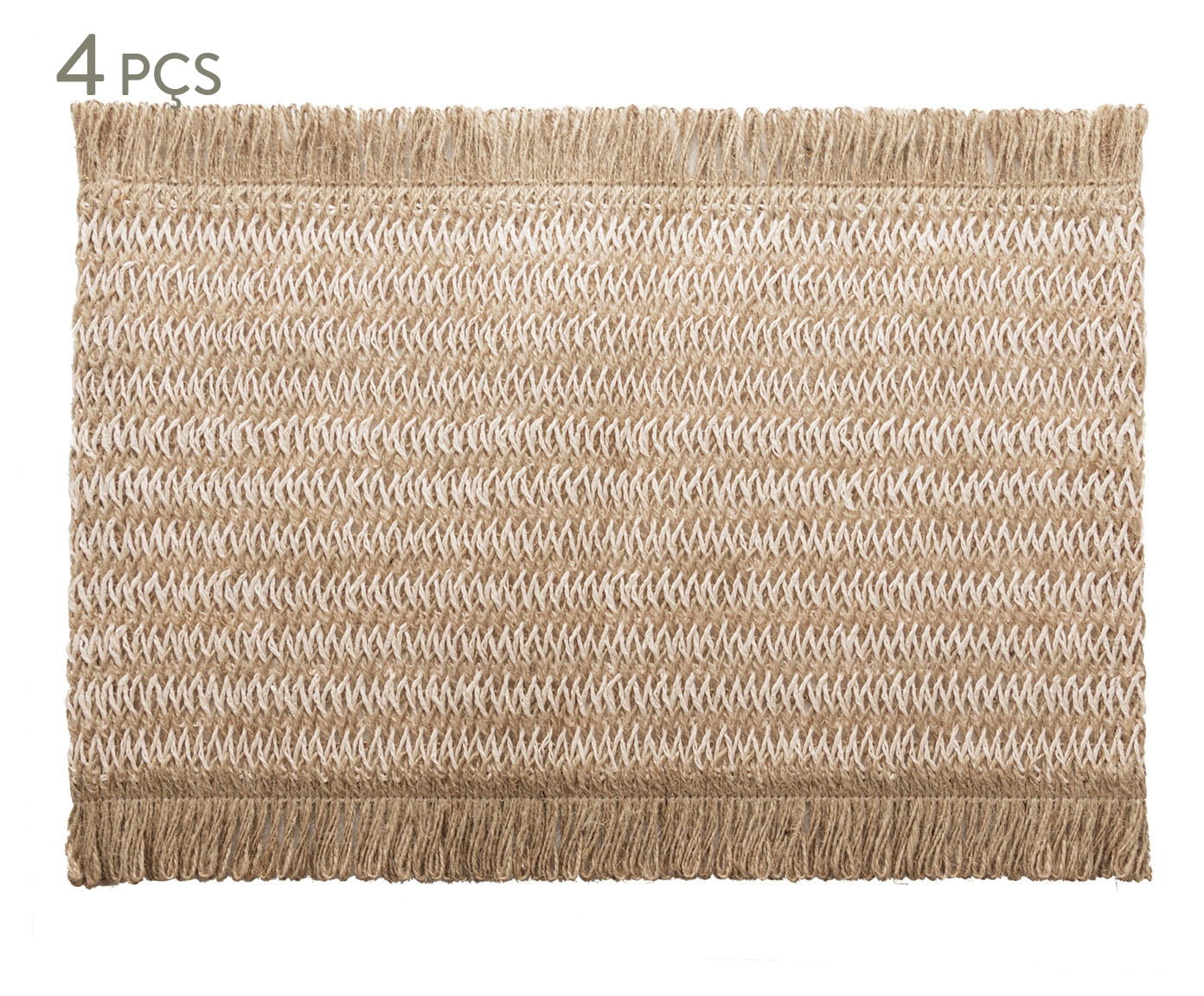 Jogo de Lugares Americano Altan Off White - image 0
