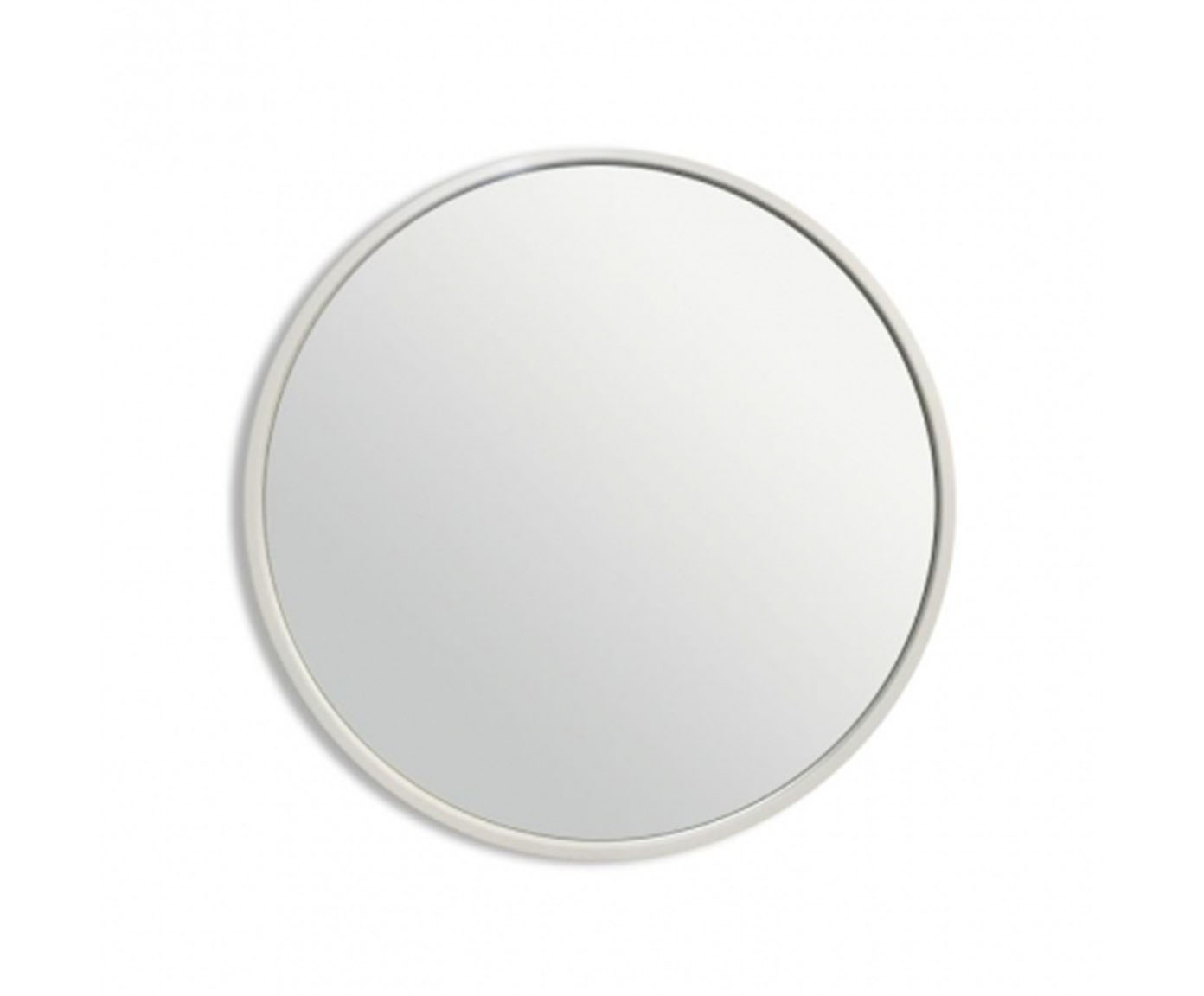 Espelho Round Branco - 30cm image number 0