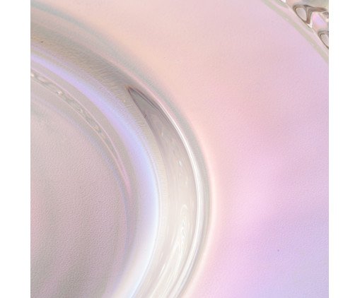 Prato de Sobremesa em Cristal Pearl image number 3