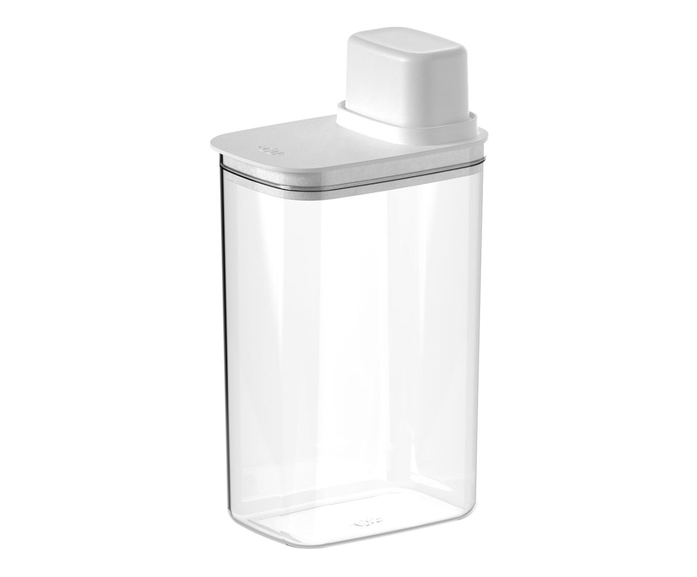 Pote Herm&eacute;tico Com Medidor Drop Branco Fech Branco - image 0