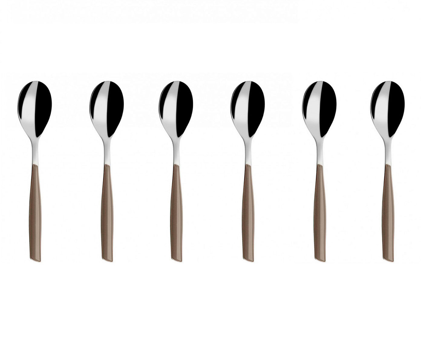 Jogo de Colheres para Caf&eacute; em Inox Tabaco Glamour Bugatti - image 1