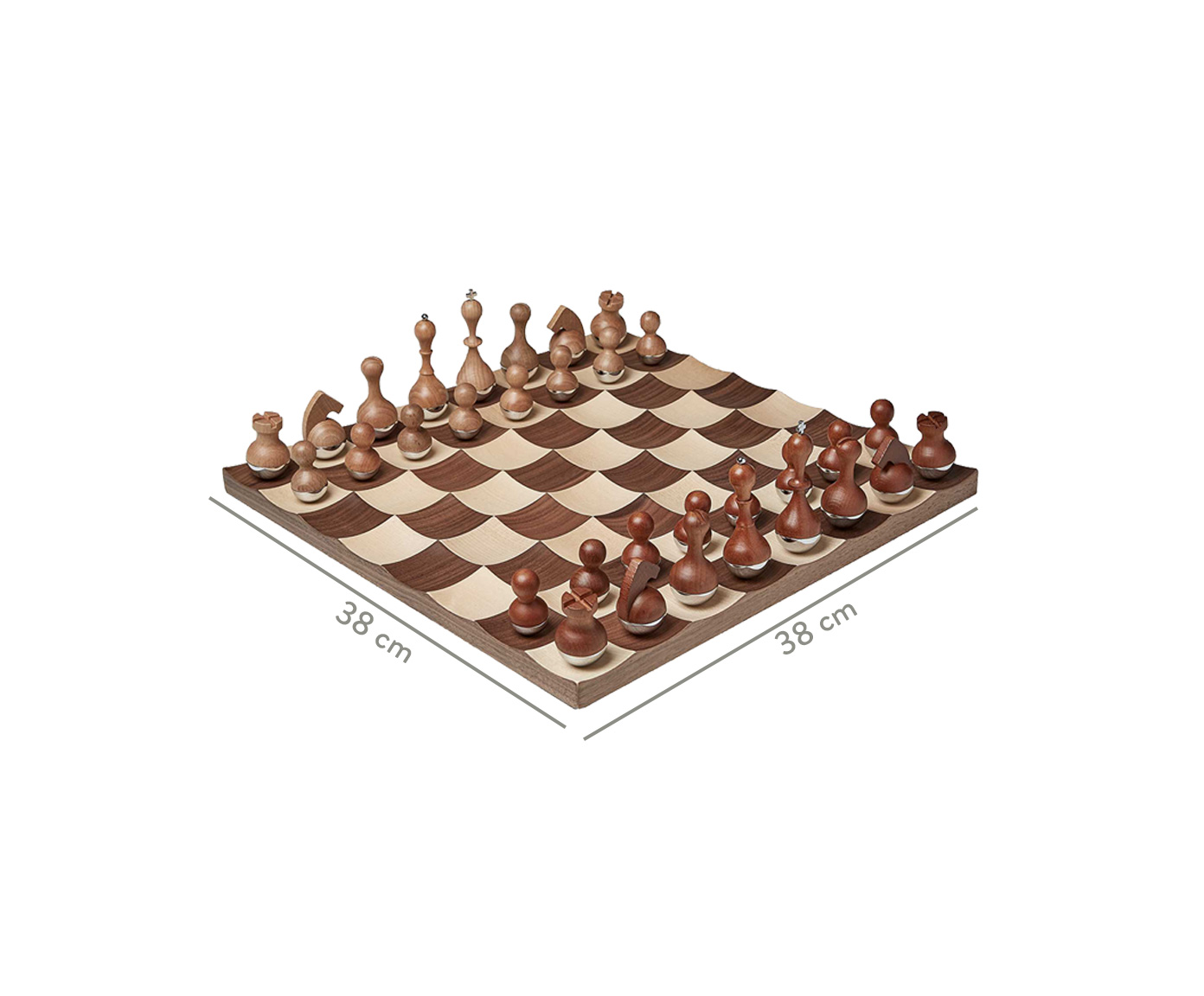 Jogo de Xadrez Myni - Marrom image number 7