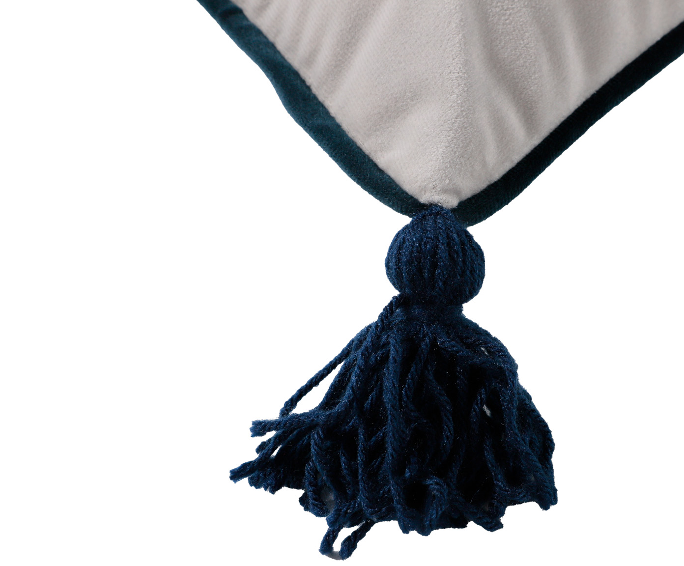 Capa de Almofada Bordada com Tassels Bali Off-White image number 4