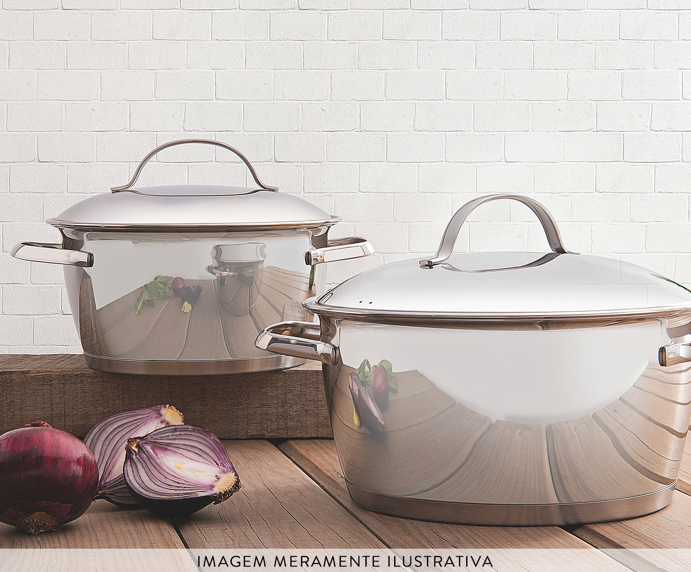 Ca&ccedil;arola com Fundo Triplo em Inox Allegra - image 1
