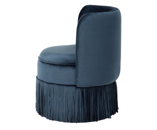Poltrona Franja Simples - Azul image number 3