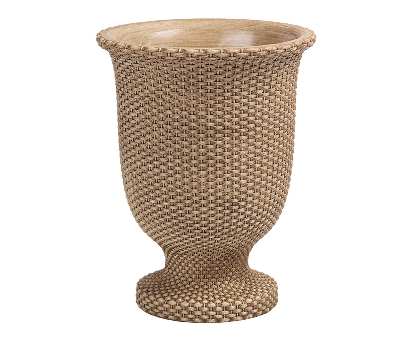 Vaso Decorativo Plecto Marrom M&eacute;dio image number 0