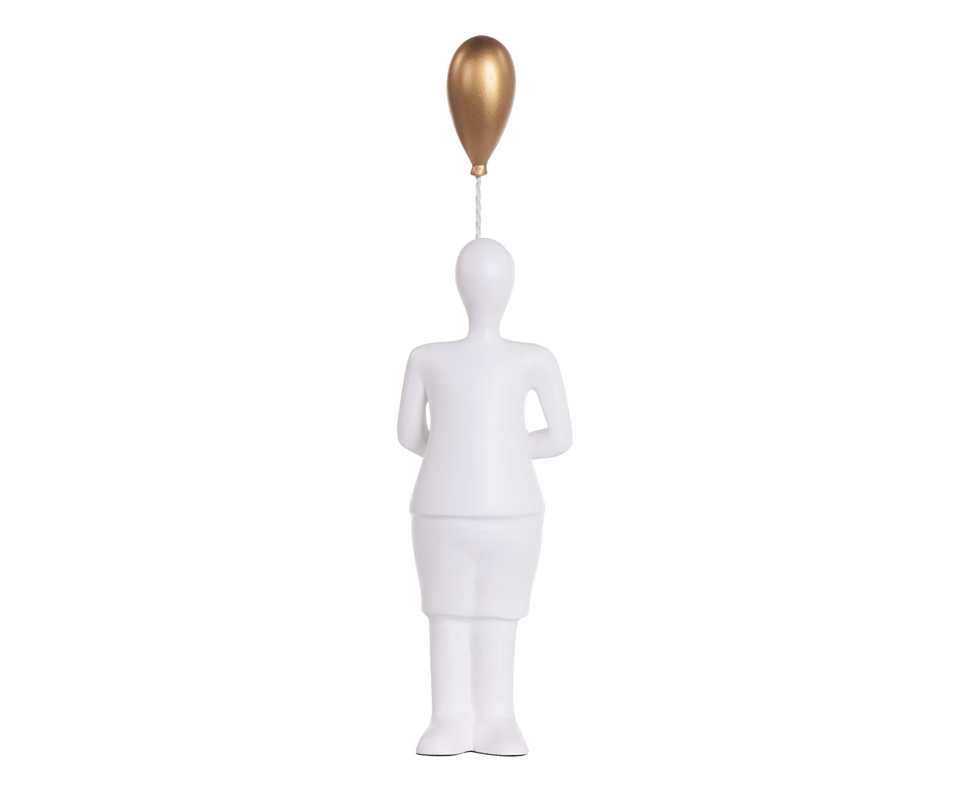Adorno Menino com Bal&atilde;o Dourado - image 0
