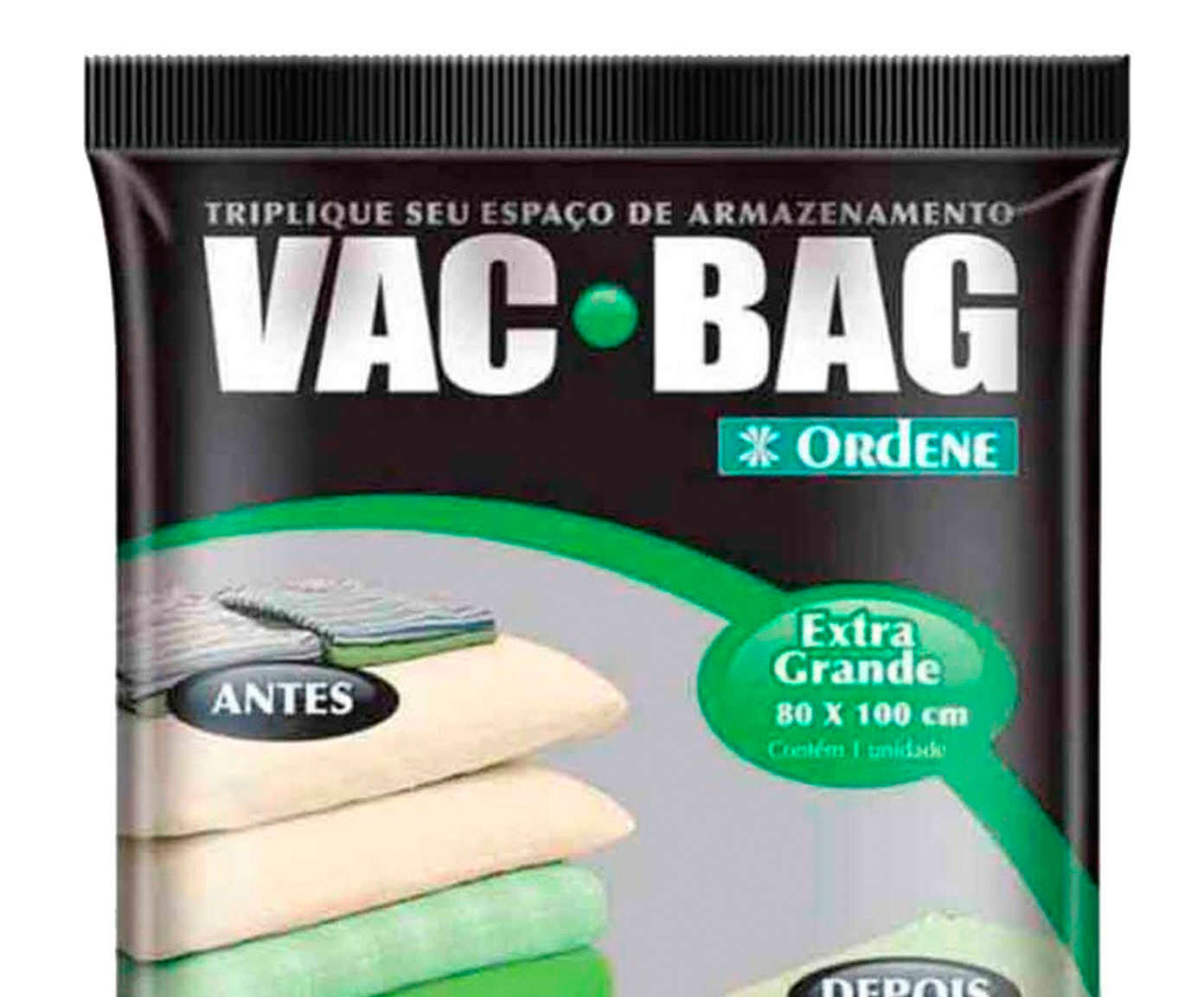 Saco Organizador A V&aacute;cuo Vac Bag - Verde image number 1