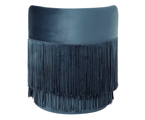 Poltrona Franja Dupla - Azul image number 4