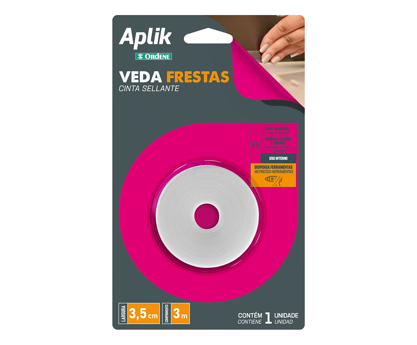 Veda-Frestas Bl&aacute;sio - Branco image number 1