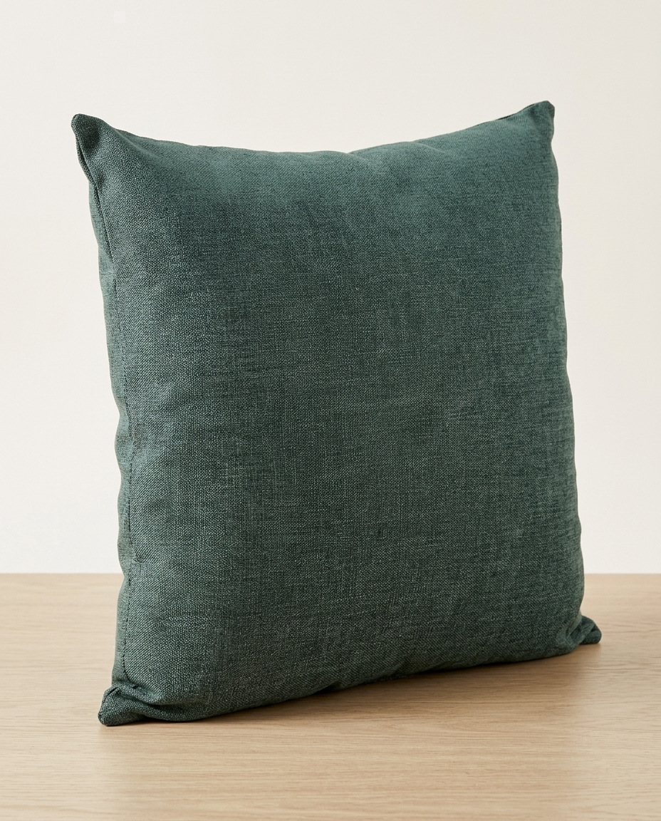 Almofada Linho Verde Lisa l image number 2