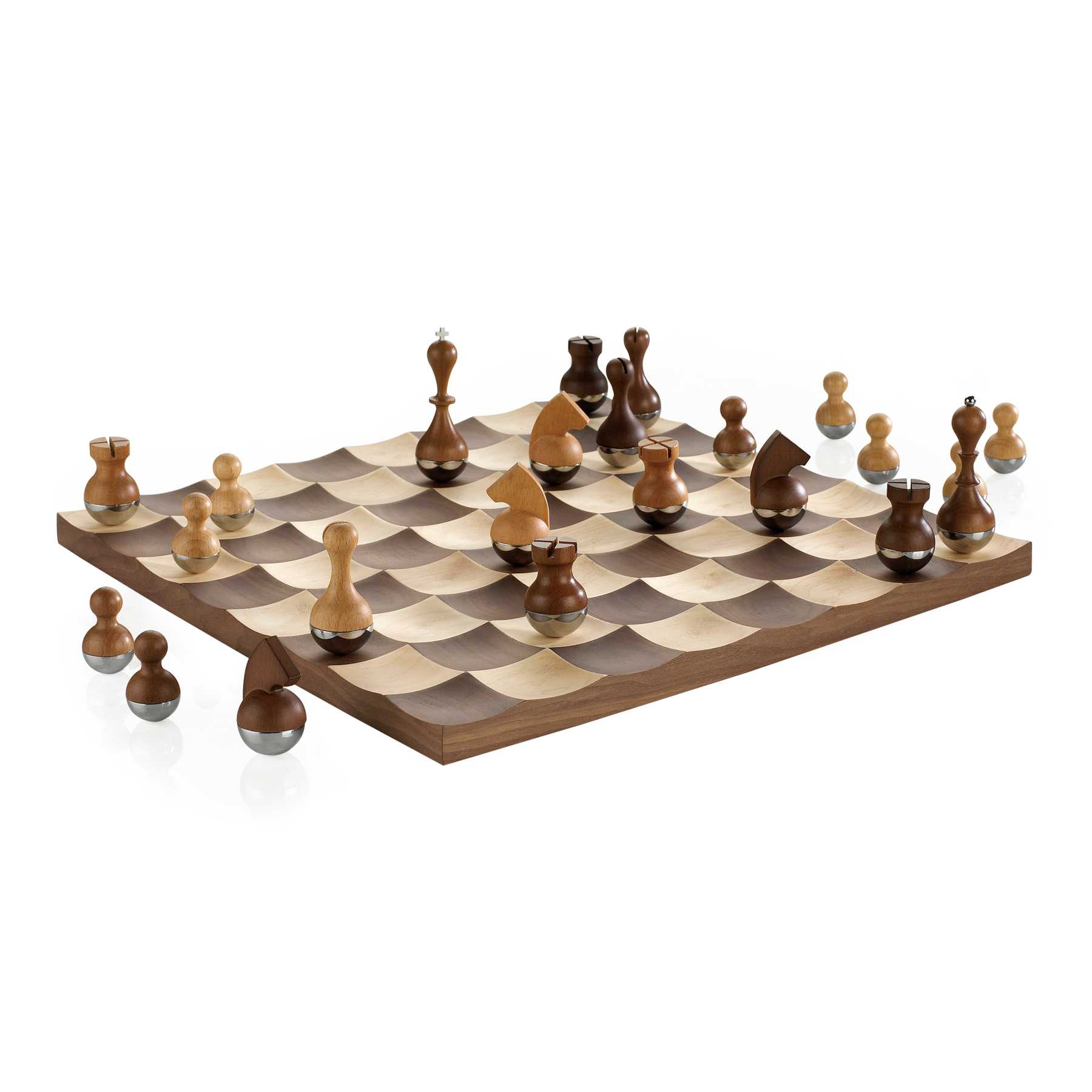 Jogo de Xadrez Myni - Marrom - image 1