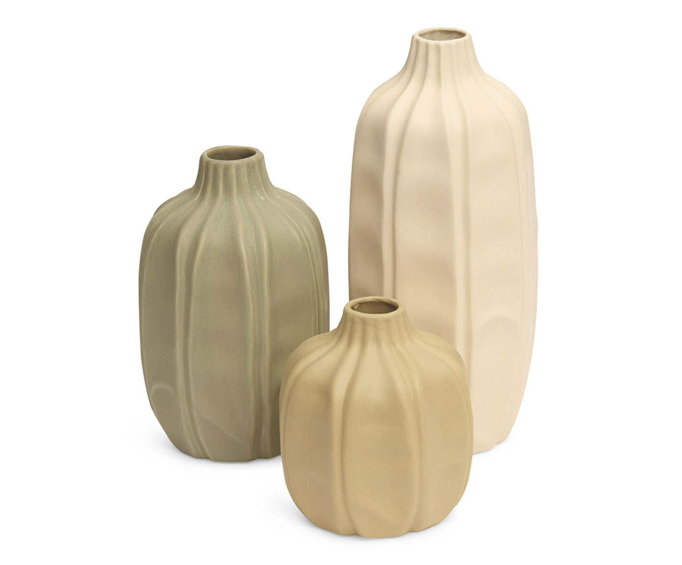 Kit Vasos em Cer&acirc;mica 3 P&ccedil;s - image 1