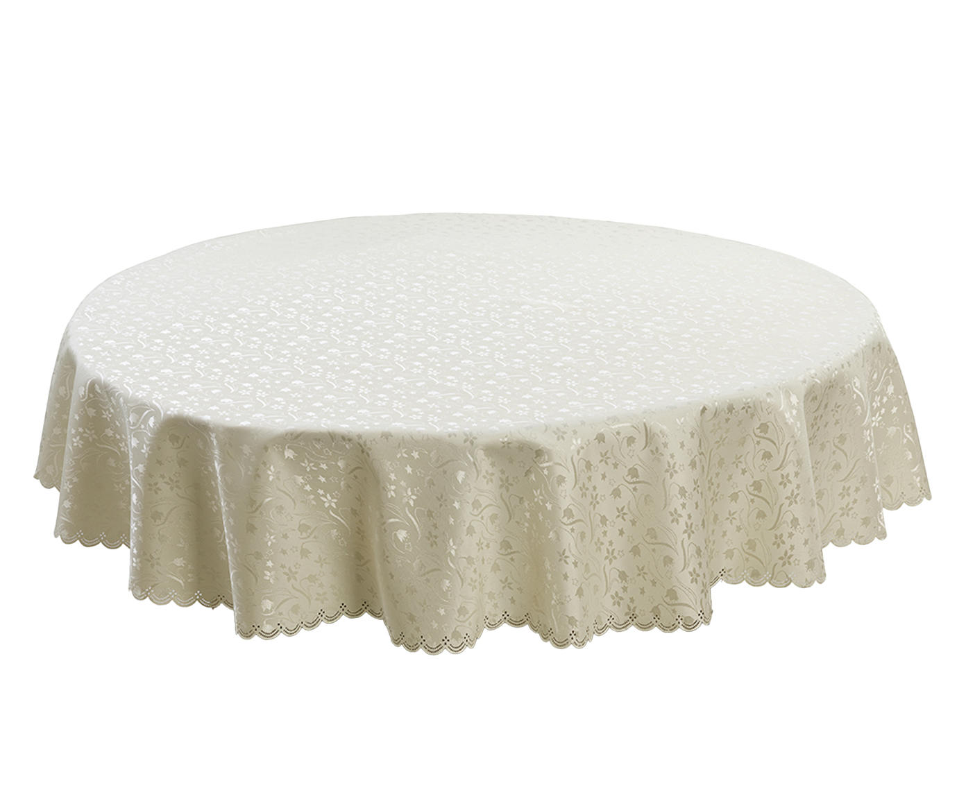 Toalha de Mesa Redonda Couzinate Bege image number 0