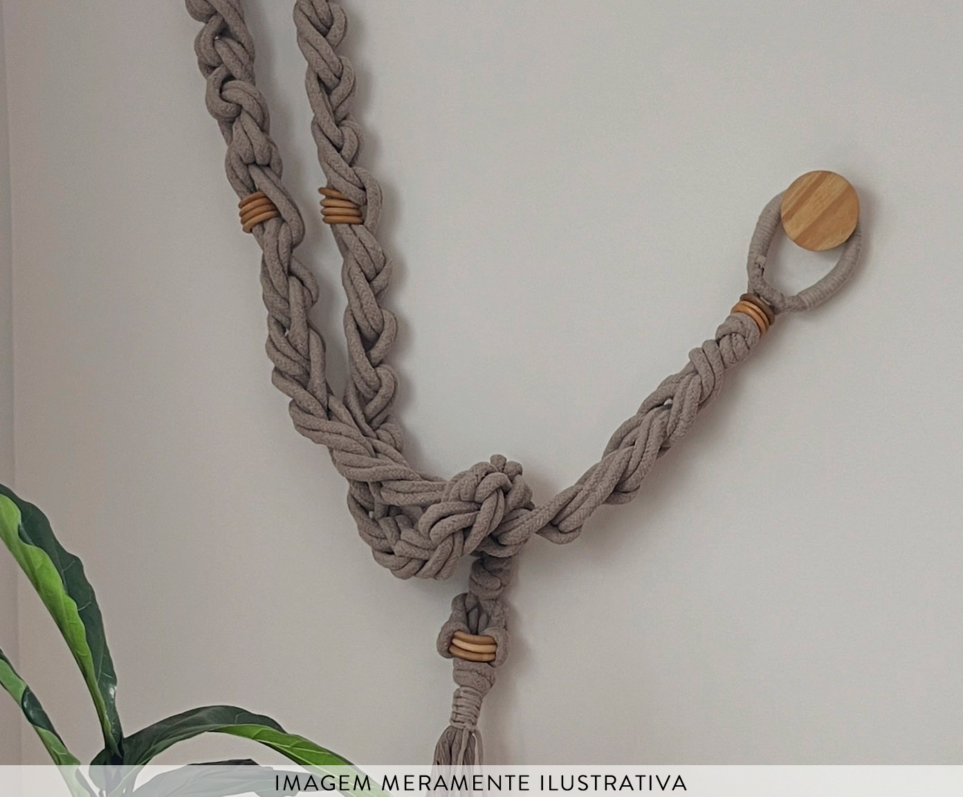 Colar de Parede e Mesa Chain - Off White - image 1