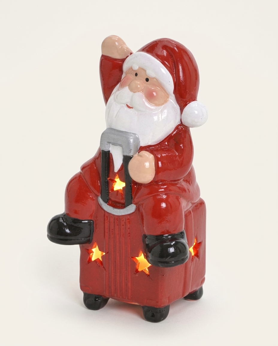 Papai Noel Decorativo com Luz Estrela do Norte image number 4
