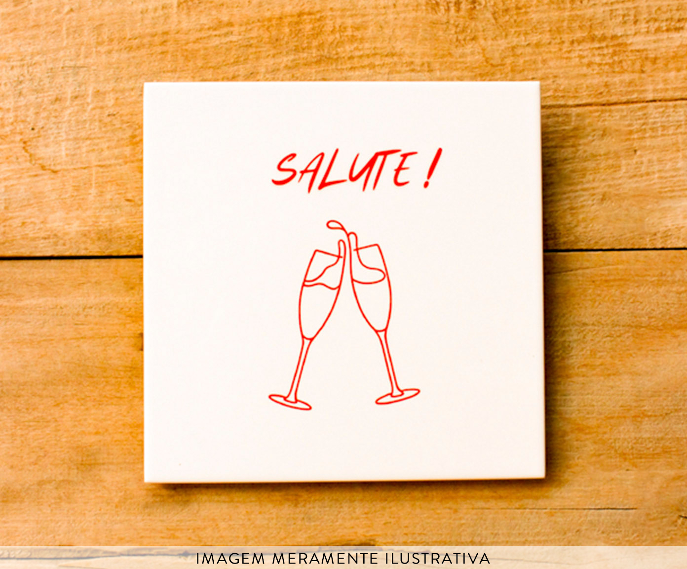 Azulejo Decorativo "Salute" image number 1