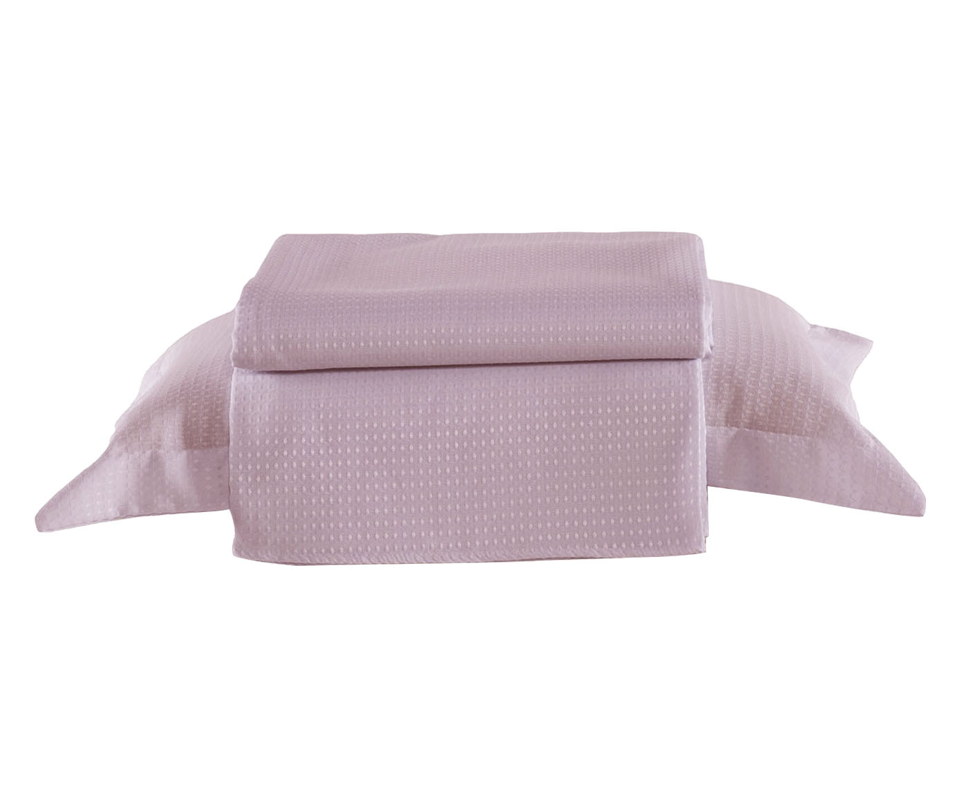 Jogo de Cobre-Leito Piquet Collor Rose image number 0