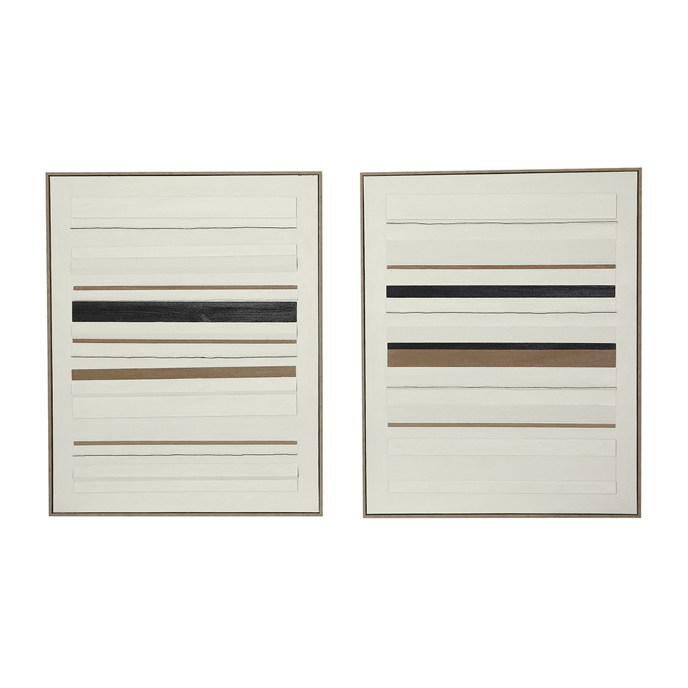 Jogo de Quadros Nita Off White image number 0
