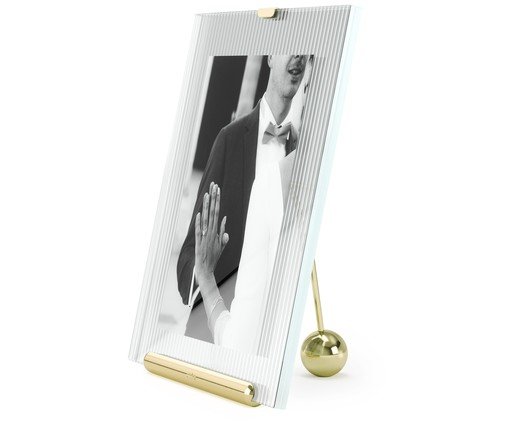 Porta-Retrato Flute Dourado - 13X18 cm image number 2