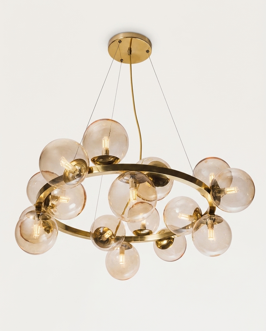 Pendente Espinilo Dourado - Bivolt image number 3