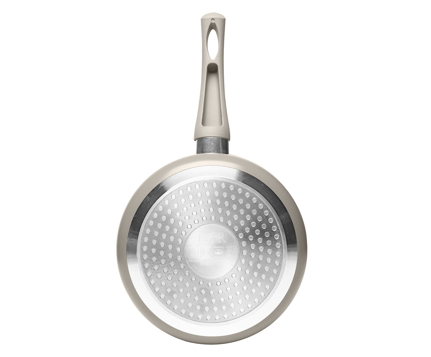 Panela de Indu&ccedil;&atilde;o com Tampa de Vidro Taupe - image 1