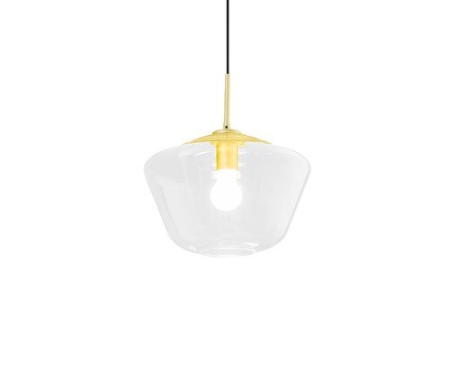 Pendente Palazzo Transparente e Dourado - image 0