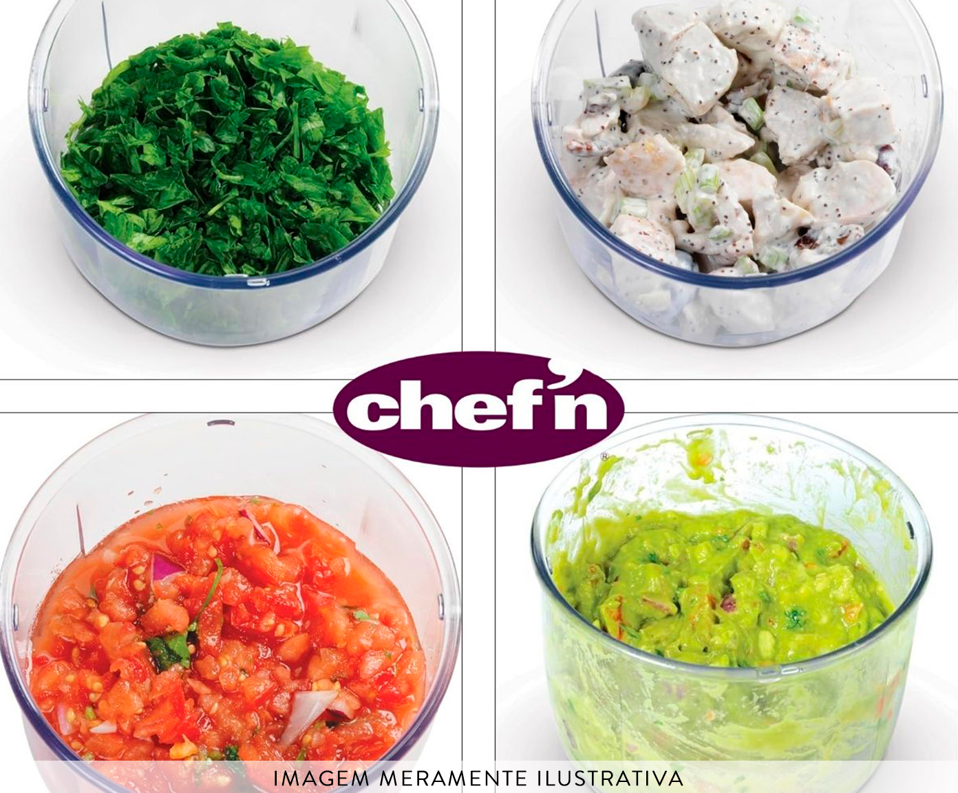 Processador de Alimentos Manual com Tampa Che'f image number 5