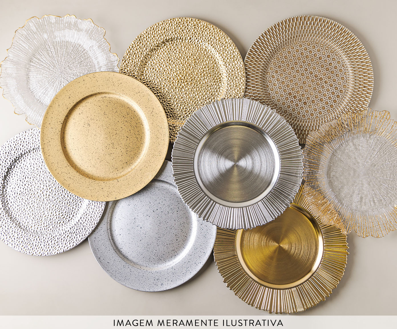 Sousplat Granilite Dourado image number 2
