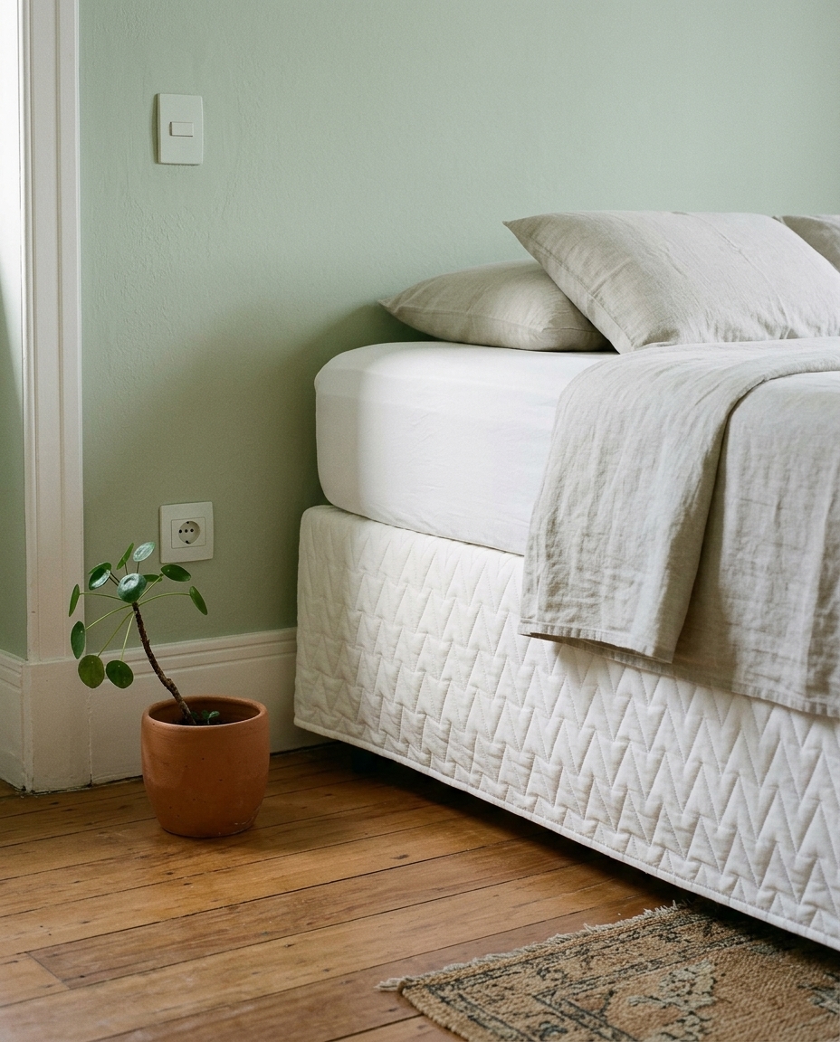 Saia para Cama Box Matel Branca 200 Fios image number 2