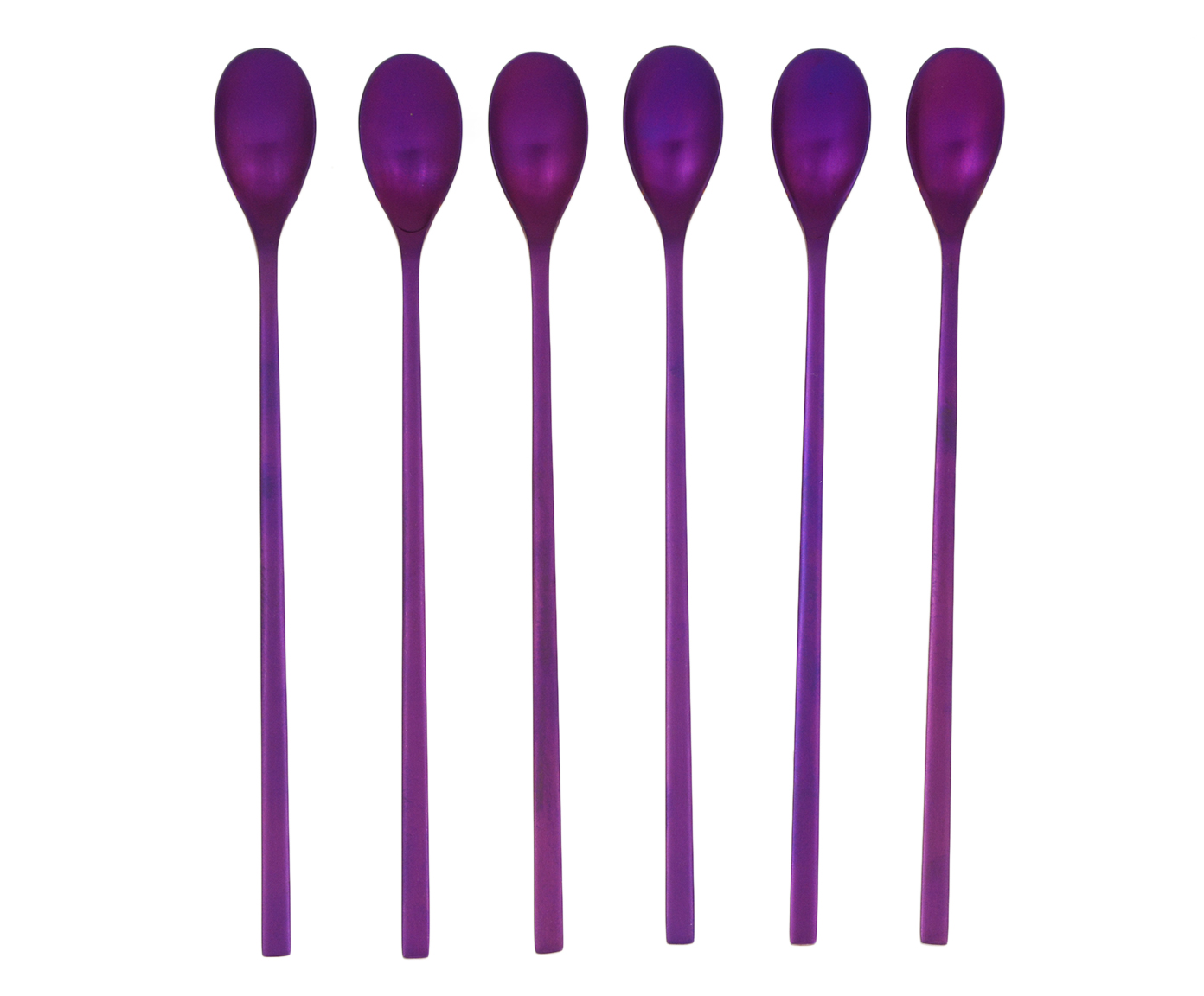 Jogo de Colheres para Drink - Roxo image number 2